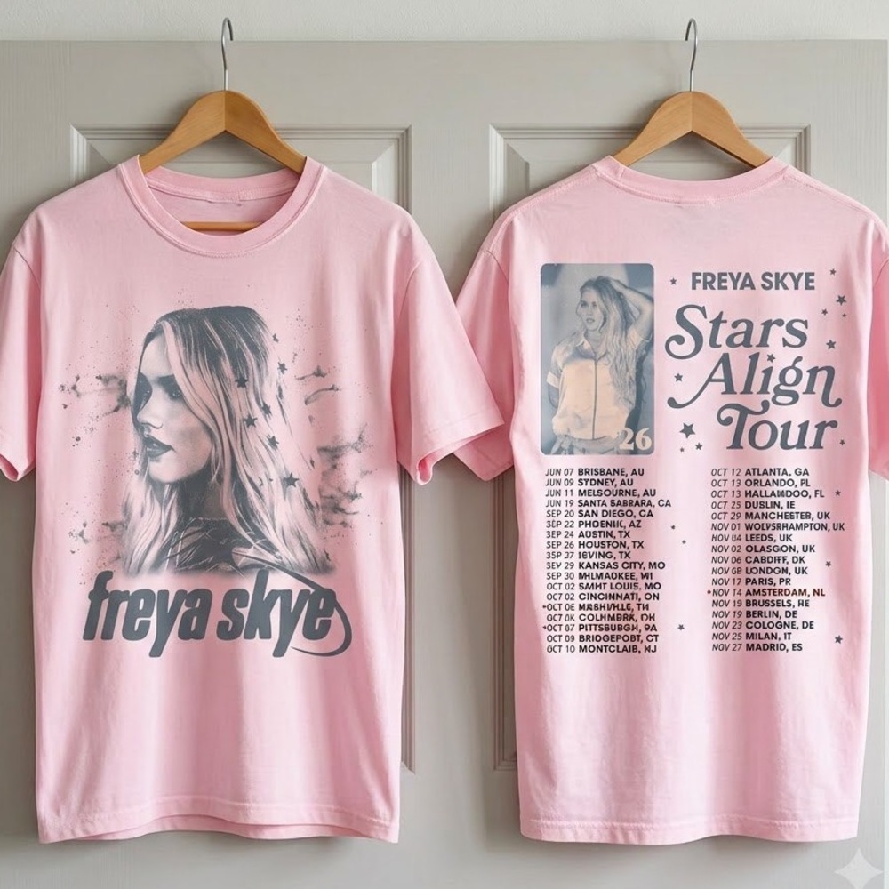 Freya Skye Disney Zombies 4 Nova Bright TShirt, Stars Align Tour 2026 Festival